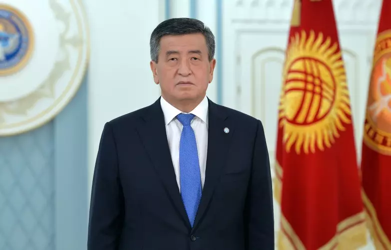 Президент Киргизької Республіки Сооронбай Жеенбеков. Фото: president.kg