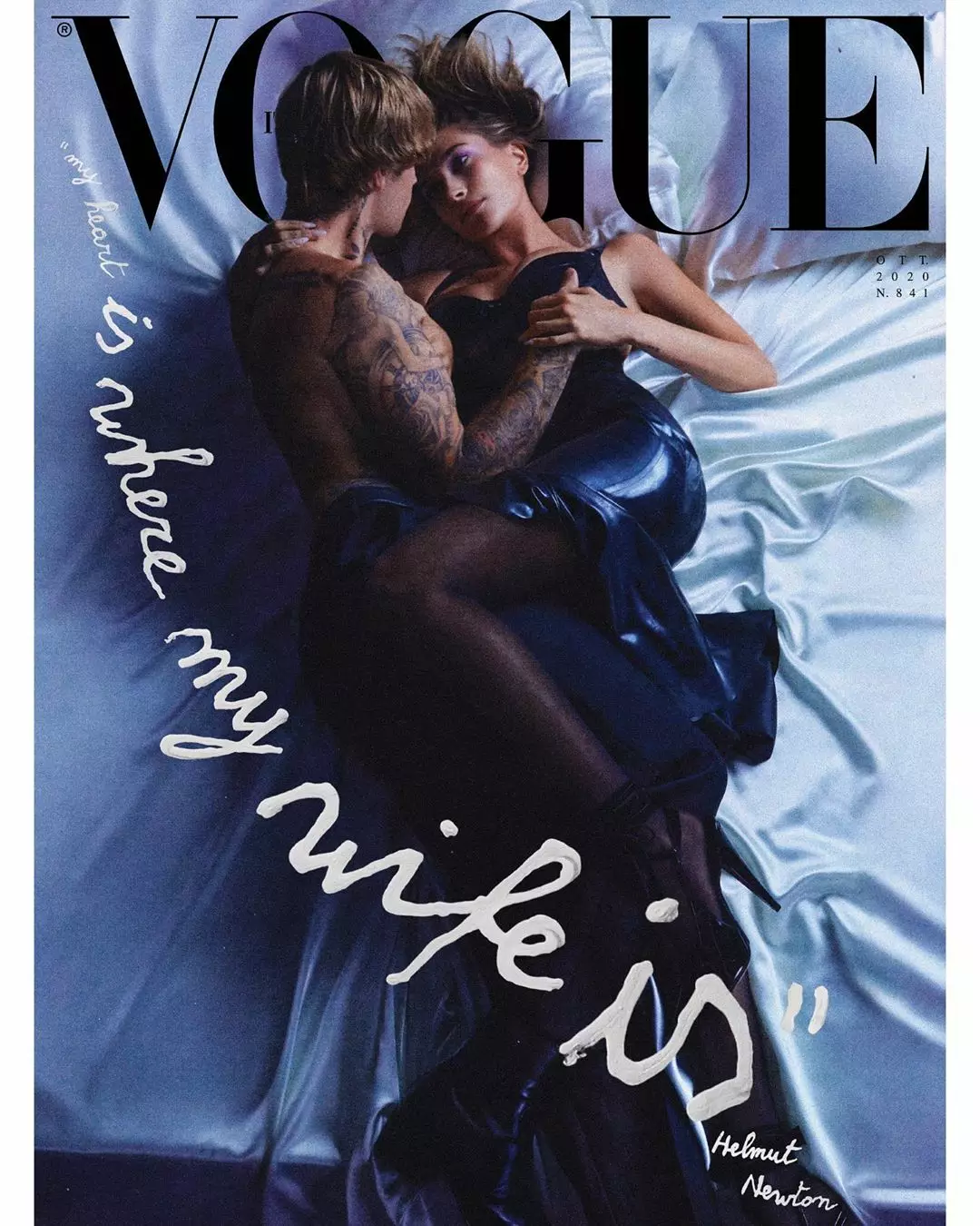 Джастин и Хейли Бибер для Vogue