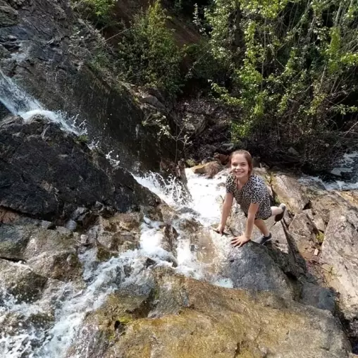 Восстановленный водопад в Запорожье