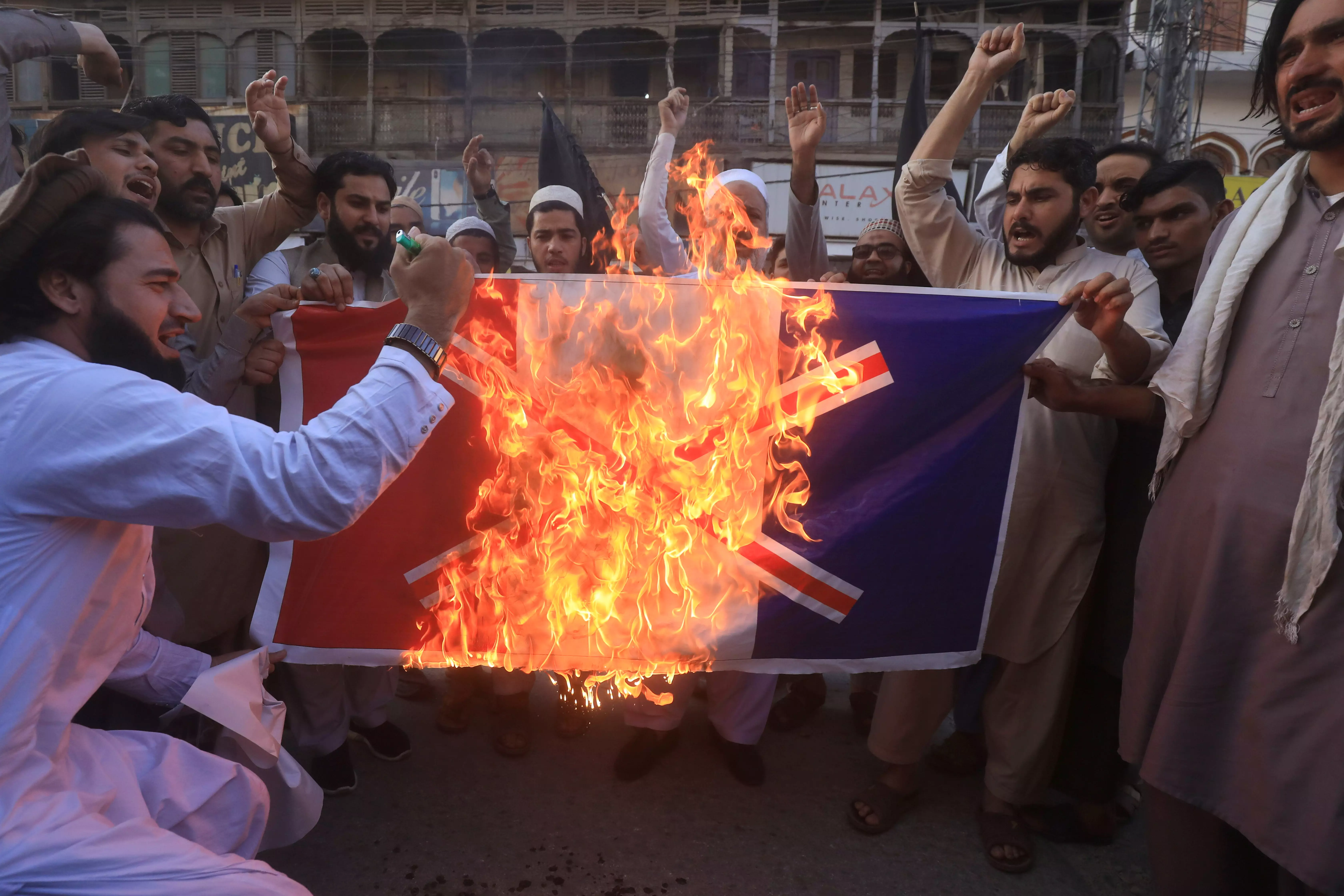 Протест в Пакистане. Фото: REUTERS/Fayaz Aziz