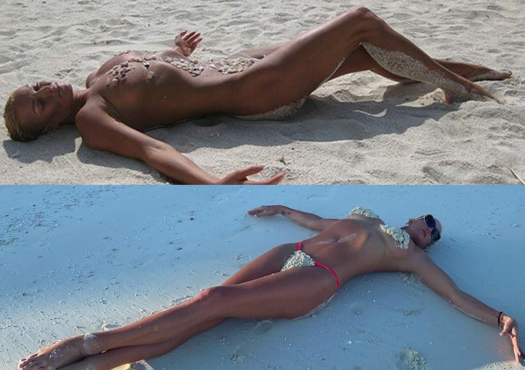 Анастасия Волочкова голая на пляже - фото - Новости шоу бизнеса | Сегодня
