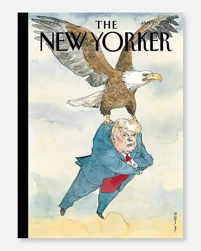 Карикатура на Трампа. Фото: instagram.com/newyorkermag