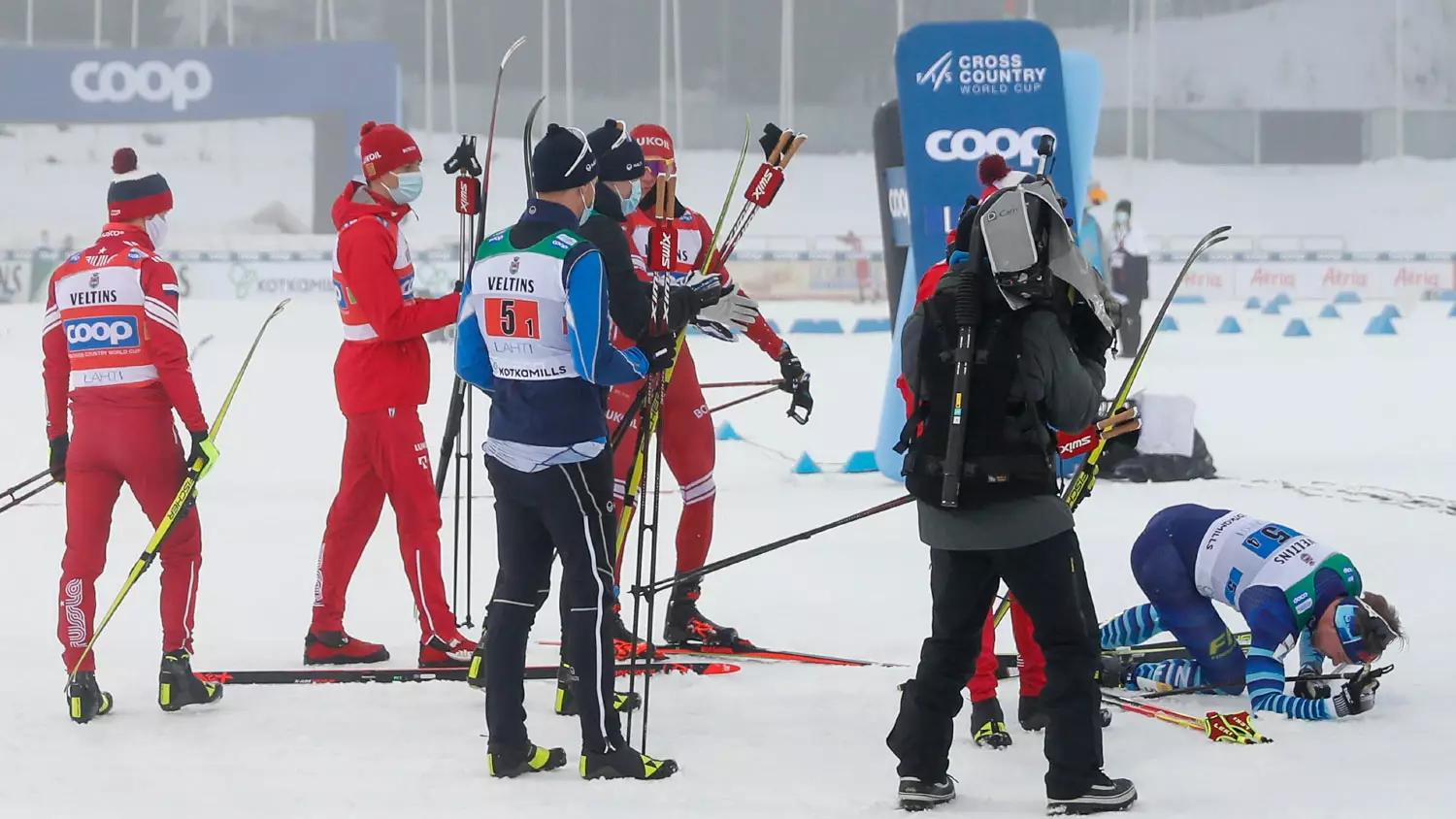 Лыжники Финляндии и России поссорились. Фото: Keystone Press Agency/Global Look Press
