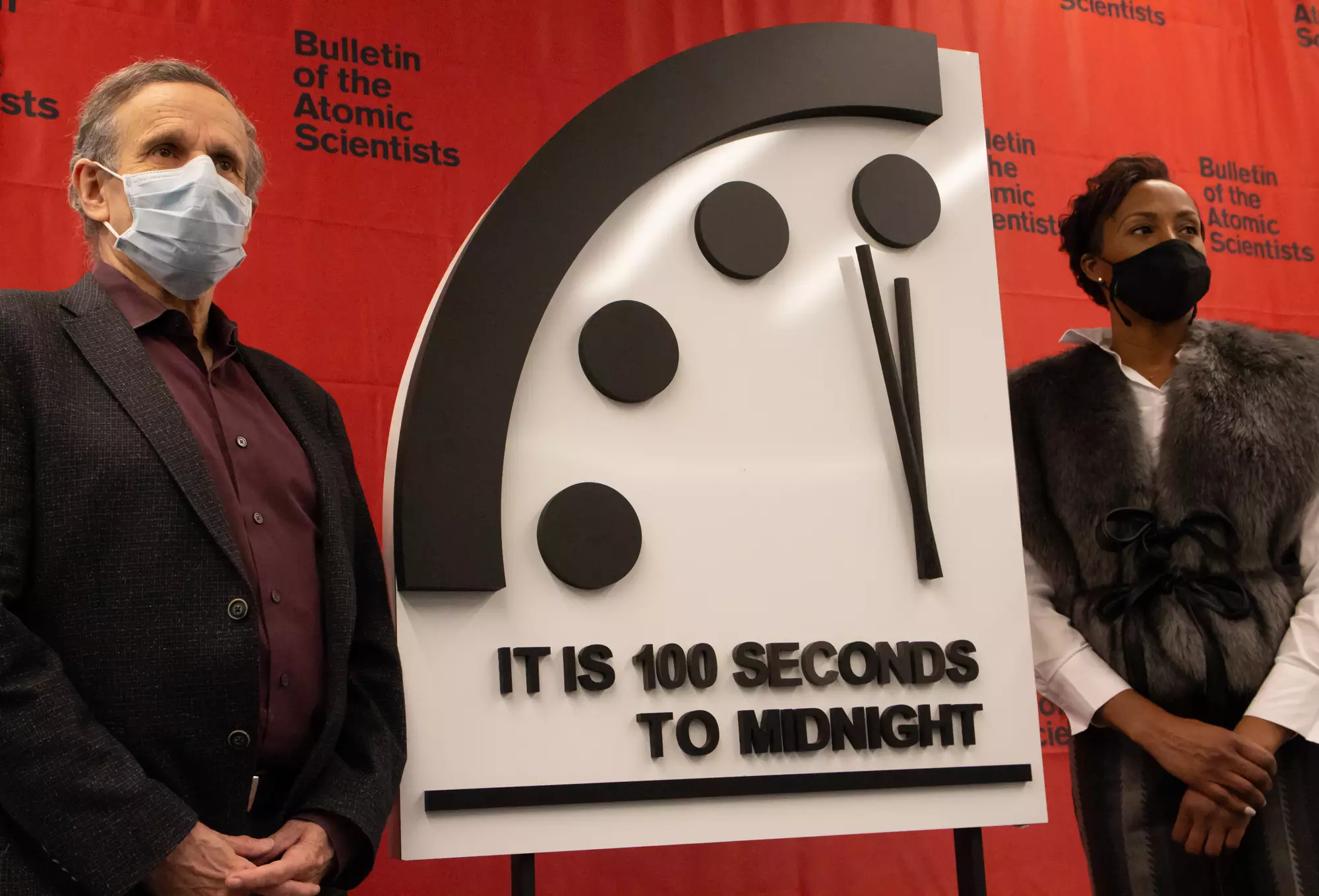 Часы Судного дня 2021. Фото: Bulletin of the Atomic Scientists