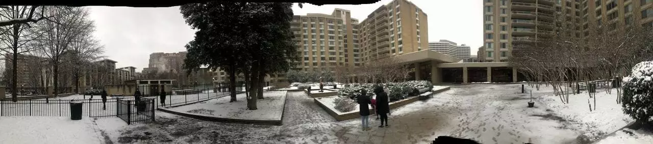 Вашингтон в ожидании снежной бури. Автор: Зоряна Степаненко