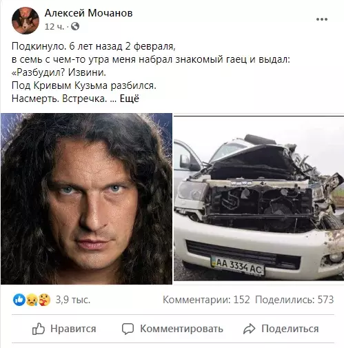 Пост Алексея Мочанова