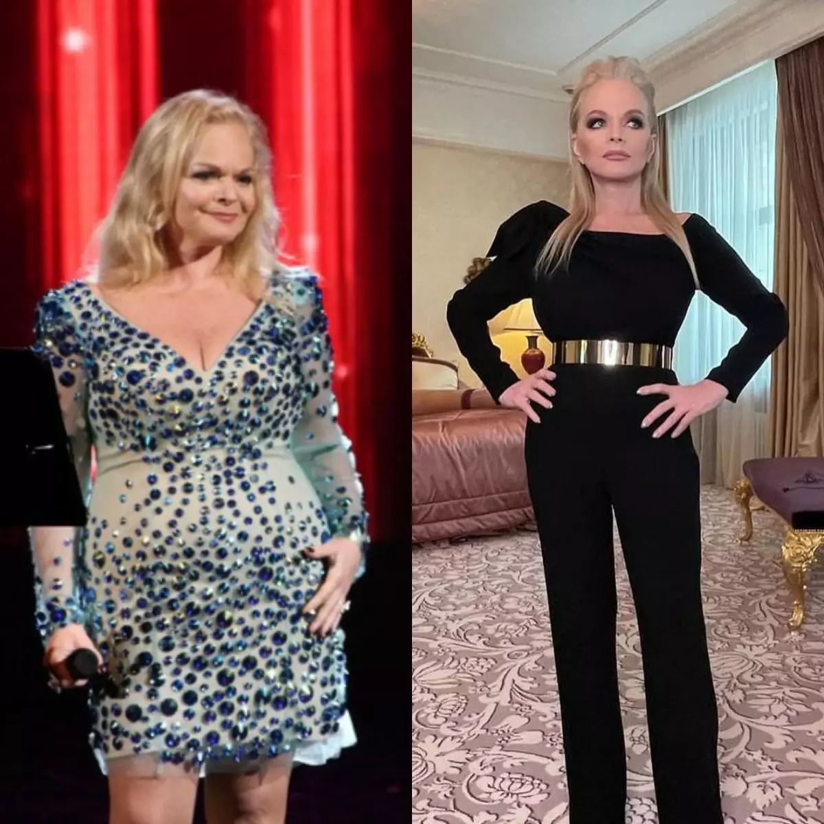 Лариса Долина до и после похудения