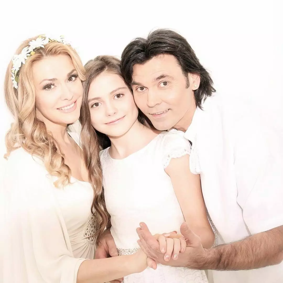Ольга Сумская с дочкой Анной и мужем
