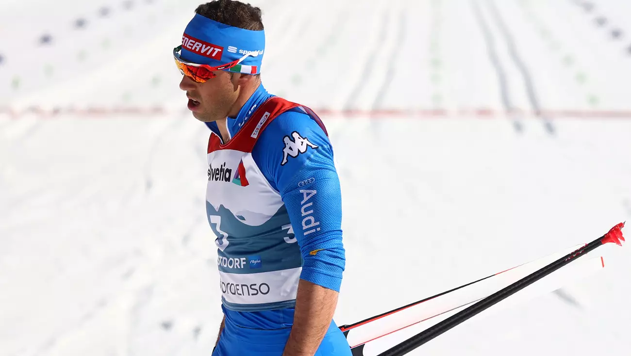 Итальянский лыжник Федерико Пеллегрино