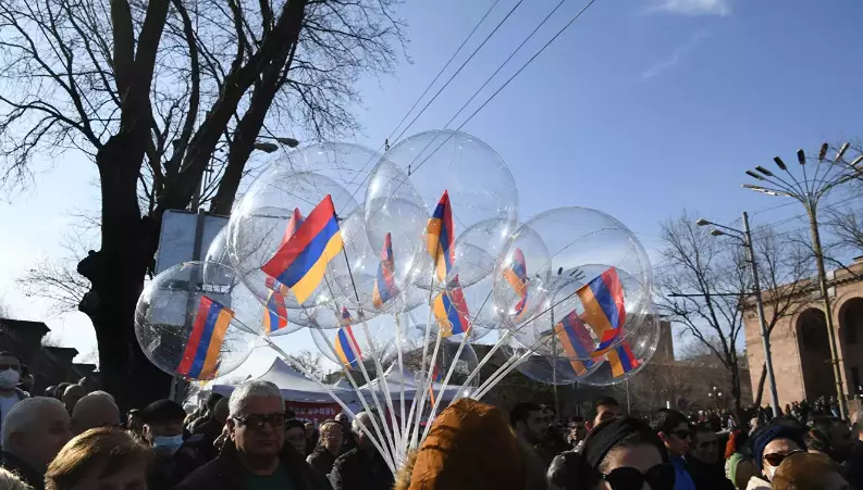 Протесты в Армении. Фото: moscow-baku.ru
