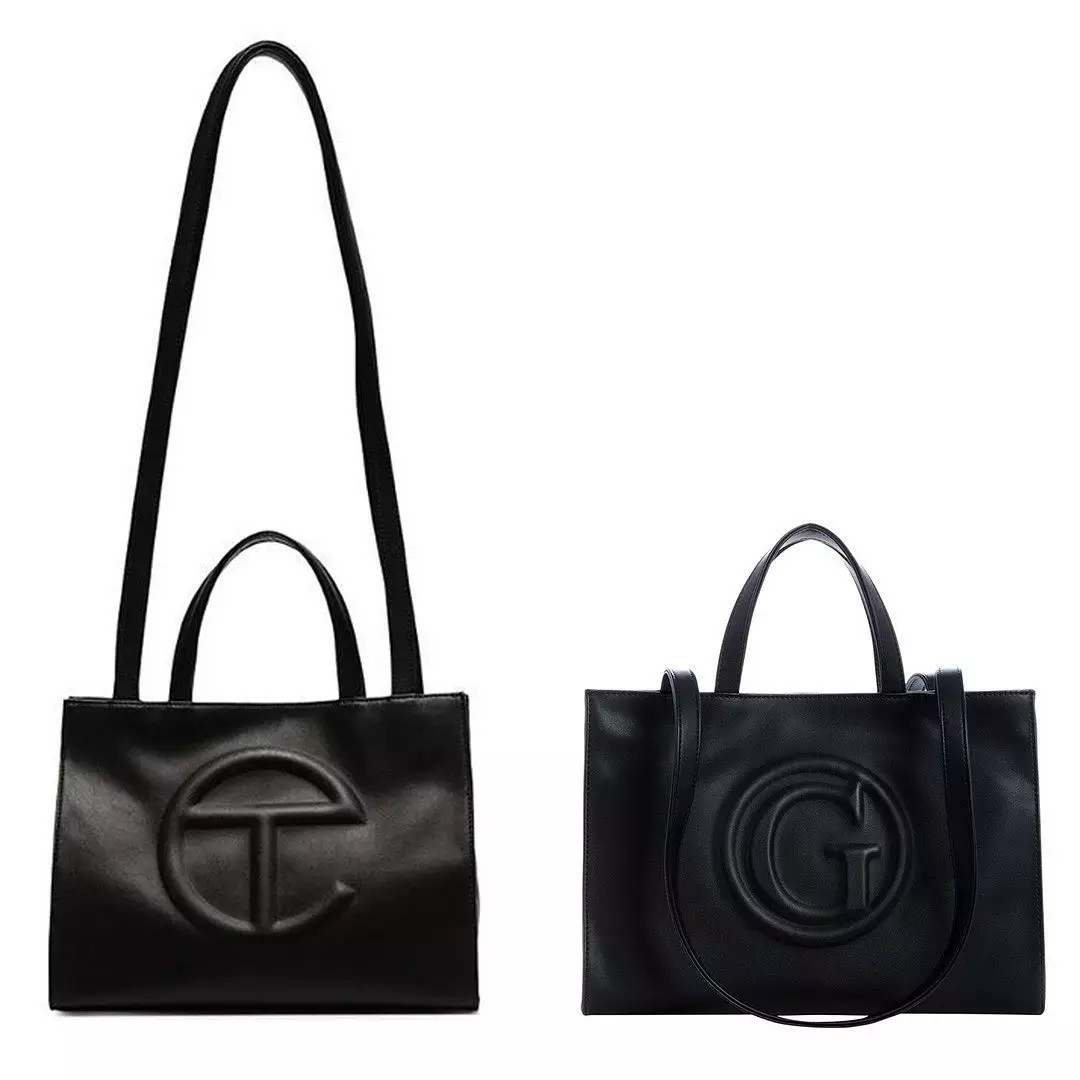 Сумка Telfar Medium Shopper, сумка GUESS Embossed Logo G-Tote