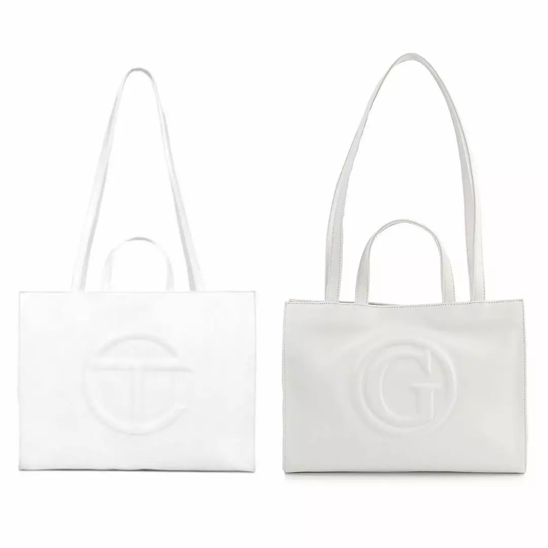 Сумка Telfar Medium Shopper, сумка GUESS Embossed Logo G-Tote