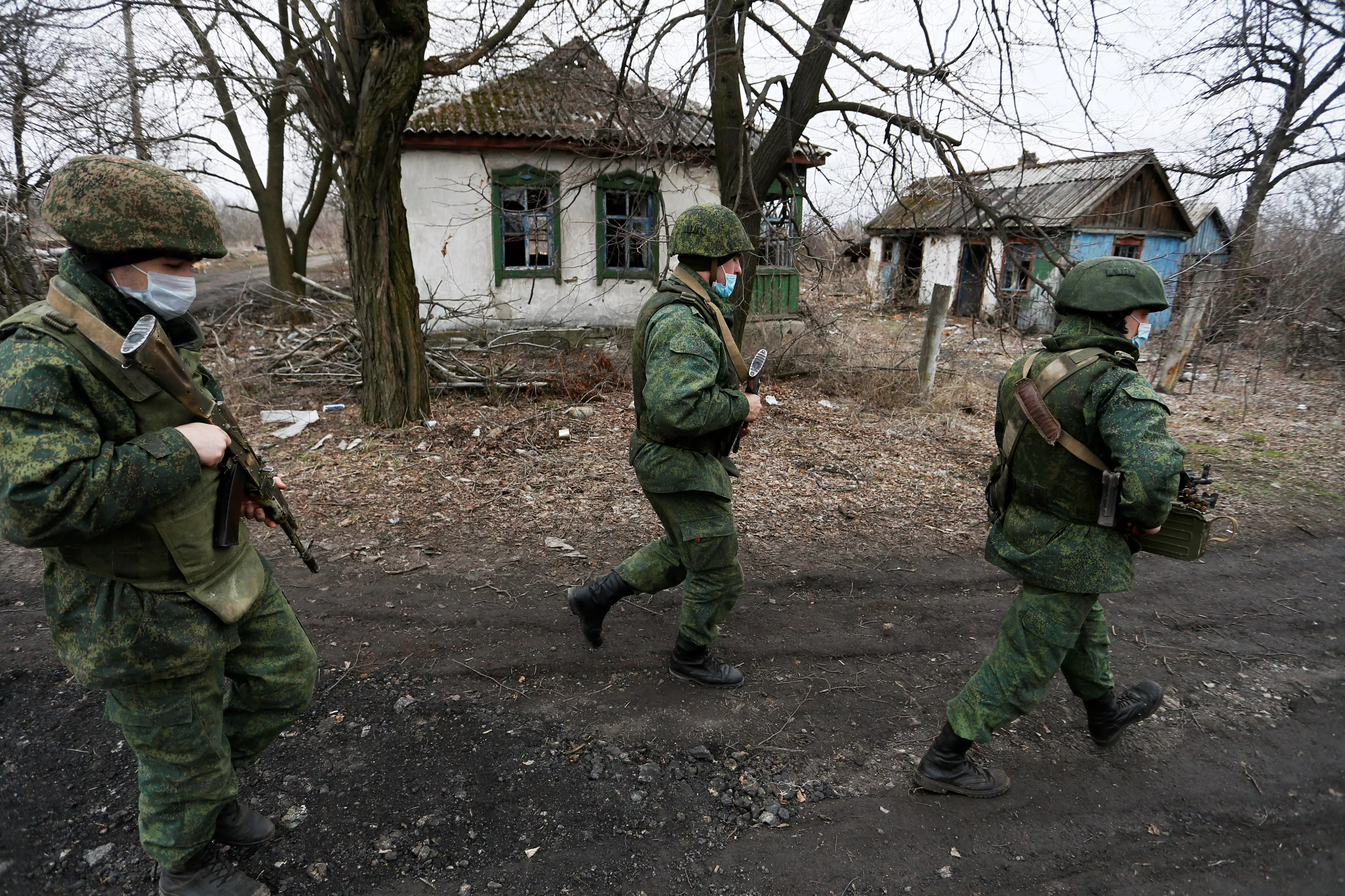Російські окупанти. Фото: Alexander Ermochenko/Reuters