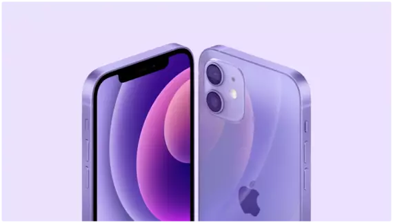 iPhone 12 в новом фиолетовом цвете