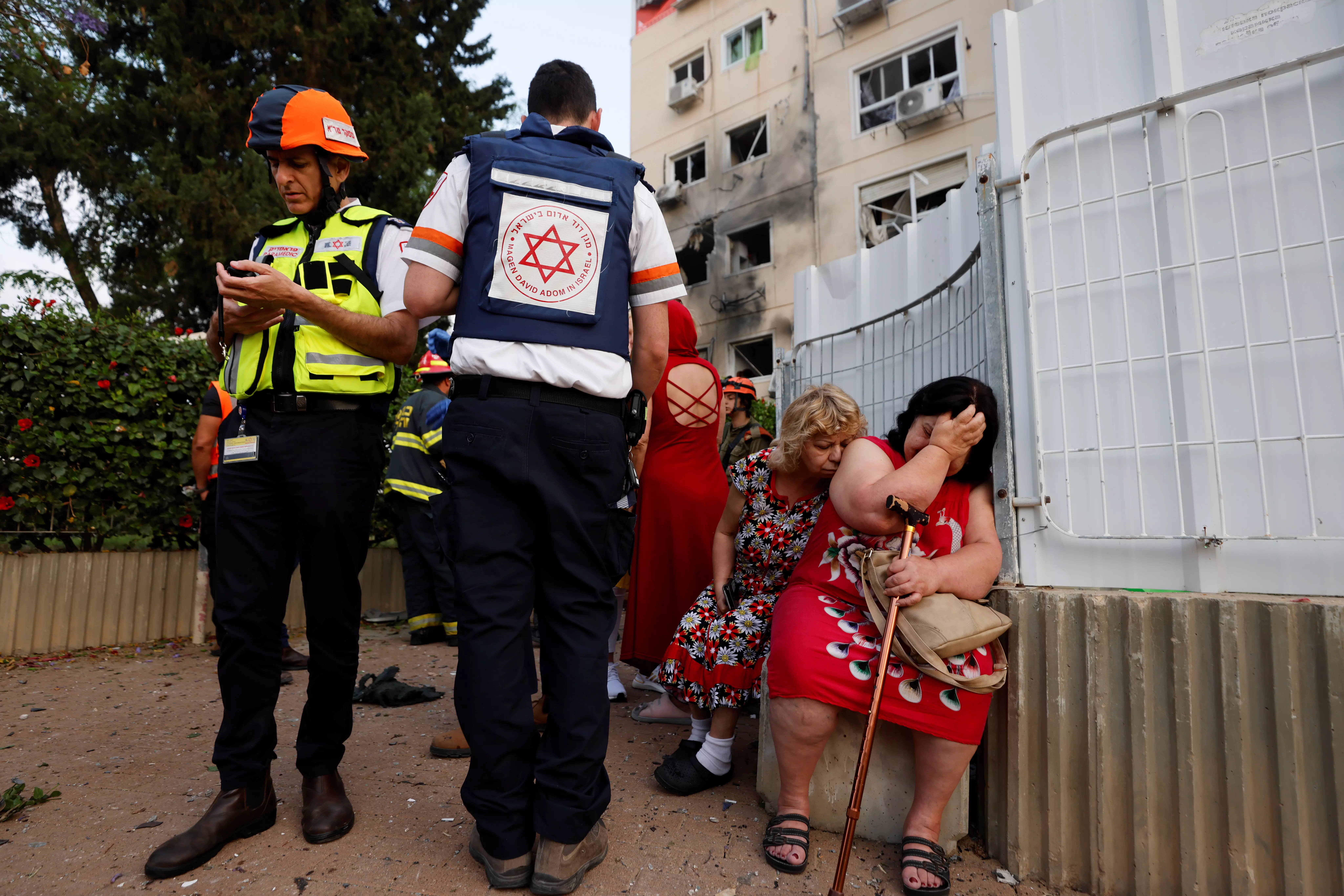 Наслідки обстрілів в Ізраїлі. Фото: REUTERS/AC/LA /