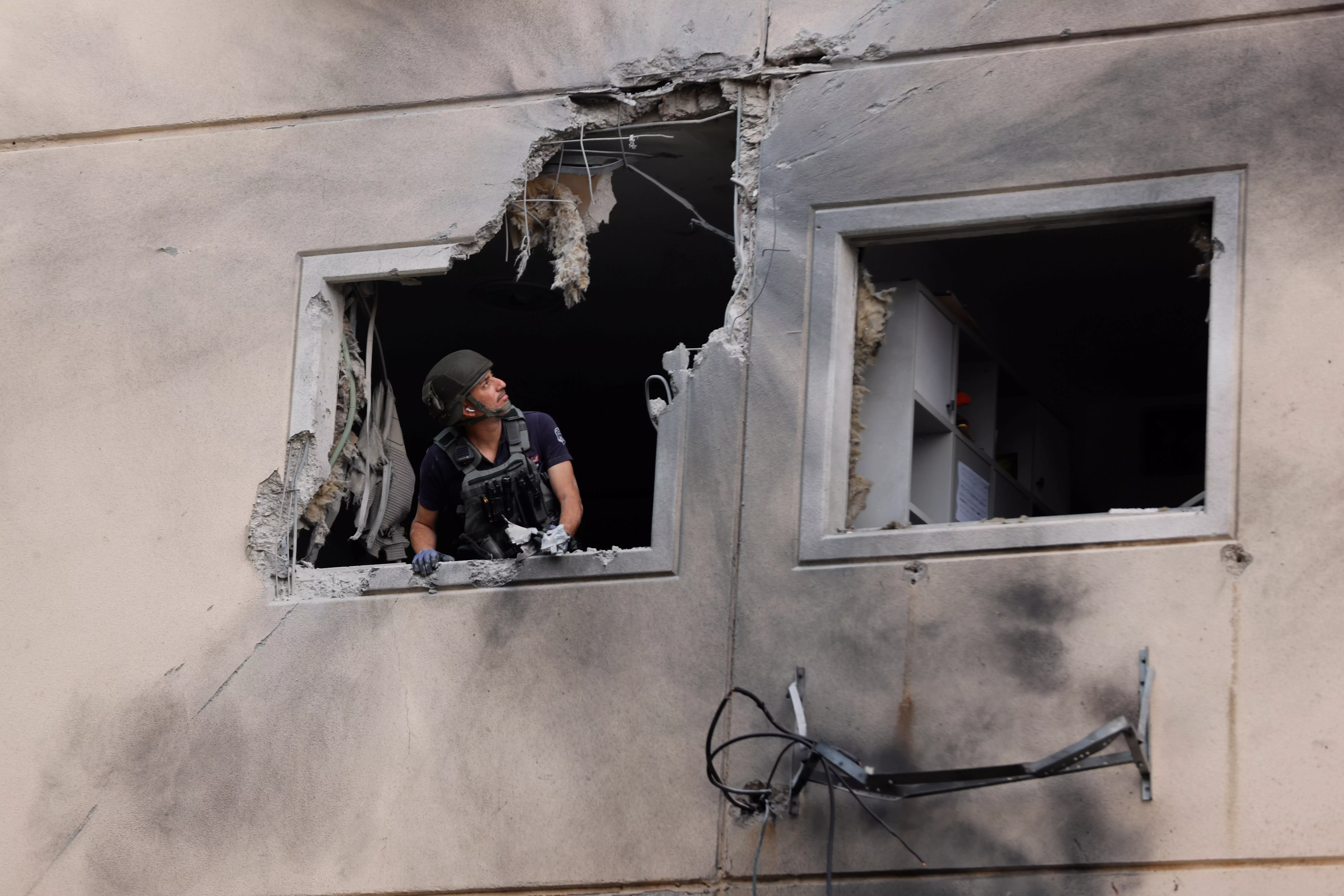 Наслідки обстрілів в Ізраїлі. Фото: REUTERS/AC/LA /
