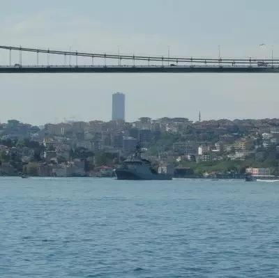 Британский военный корабль зашел в Черное море. Фото: twitter.com/UKinTurkey