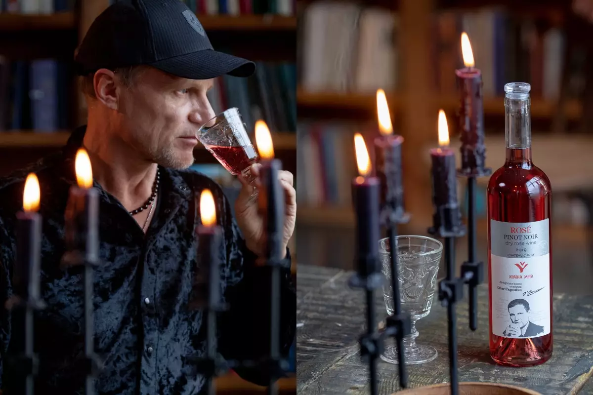 Олег Скрипка и его бренд вина "Страна мечт"