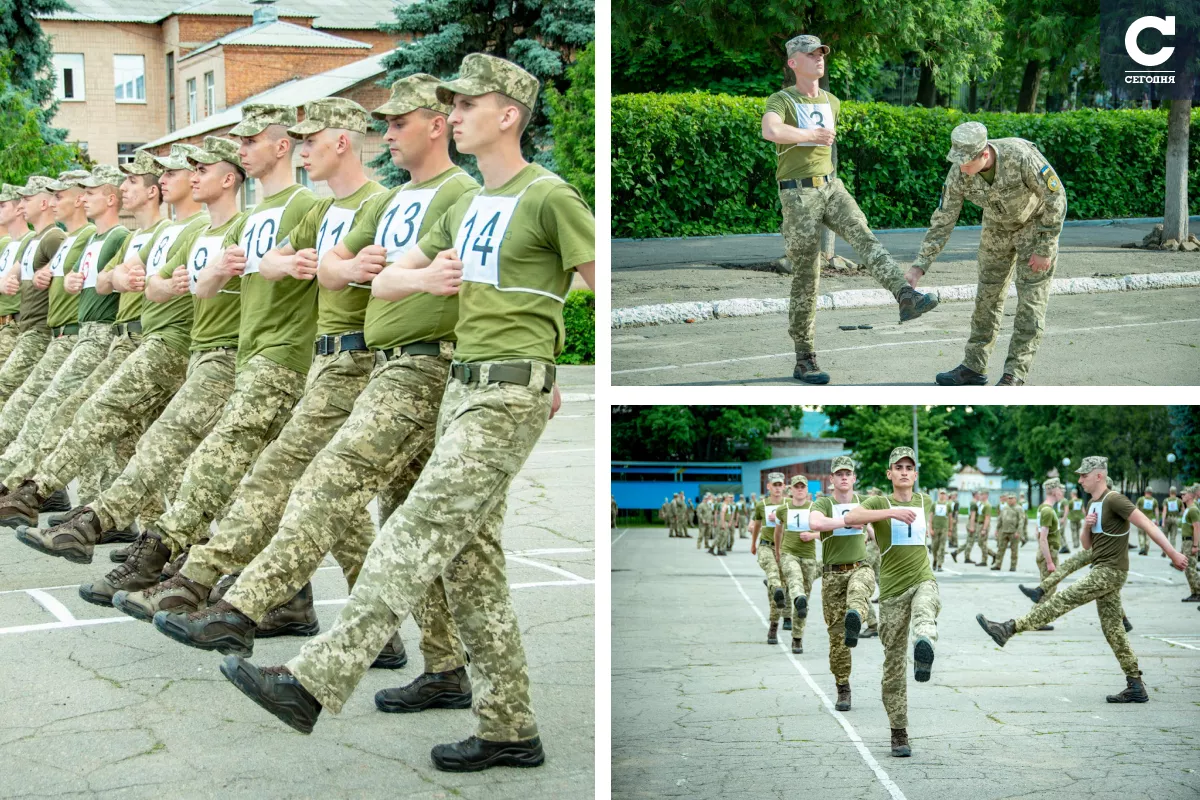 Подготовка курсантов к военному параду. Коллаж "Сегодня"