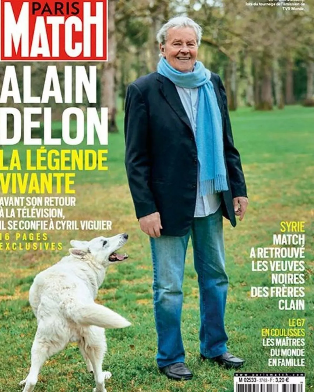 Ален Делон снялся для французского журнала