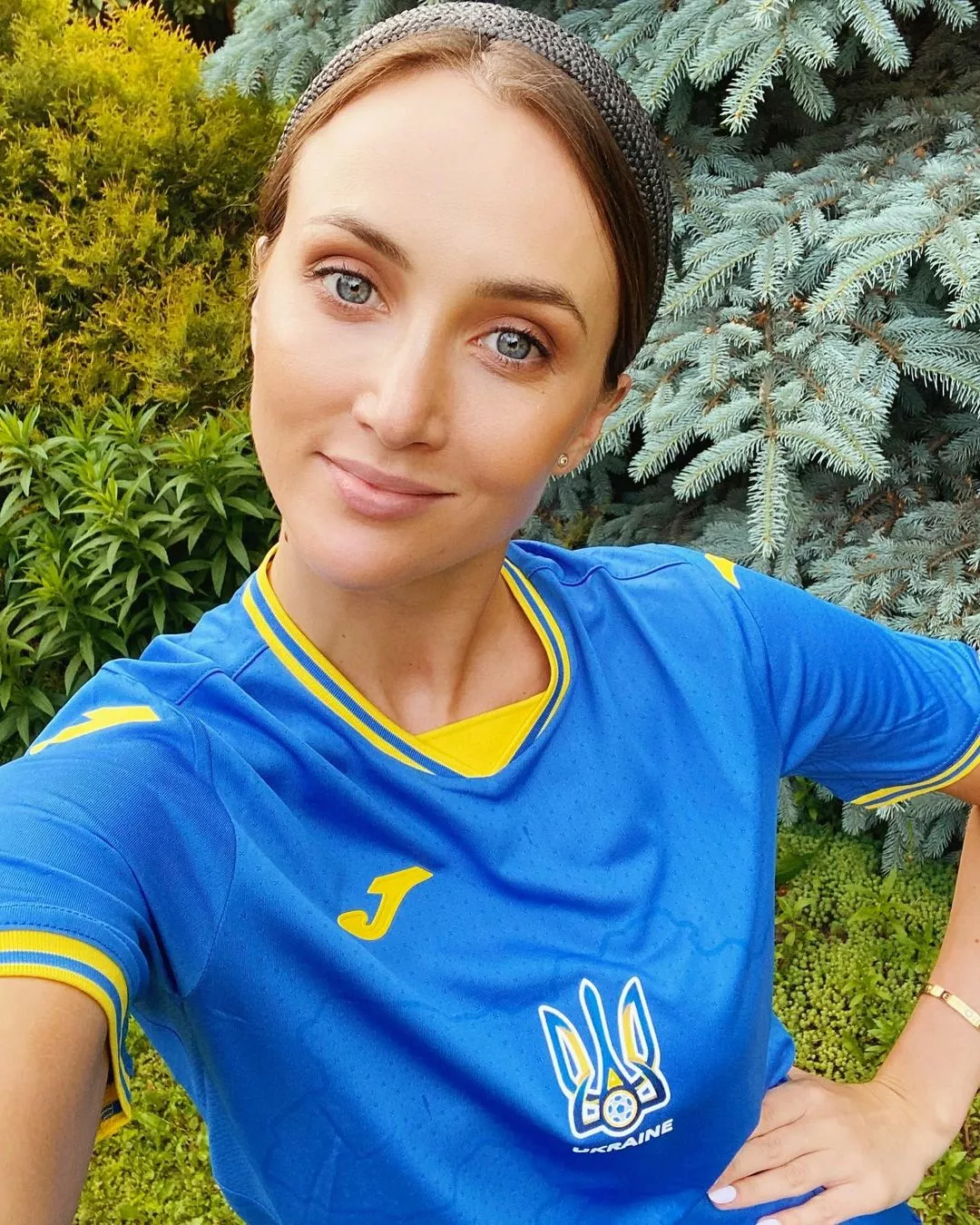 Ганна Різатдінова вболіває за збірну України з сином Романом