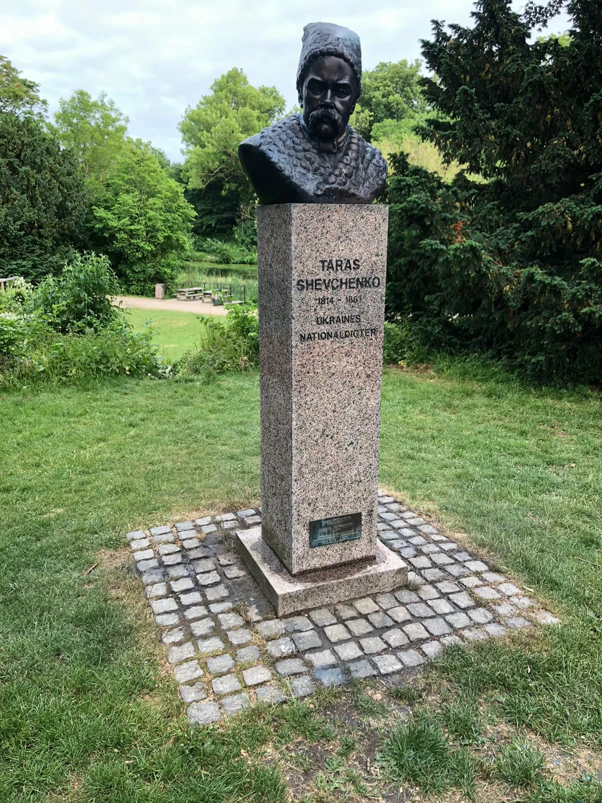 Зараз пам'ятник Тарасу Шевченку в Копенгагені виглядає так. Фото: facebook.com/UkrEmbassyDK