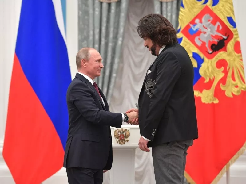 Филипп Киркоров и Владимир Путин