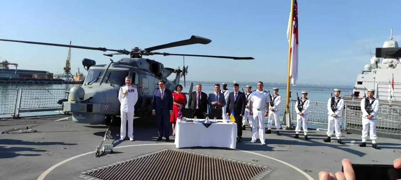 Великобритания поможет Украине восстановить военный флот. Фото: ВМС Украины