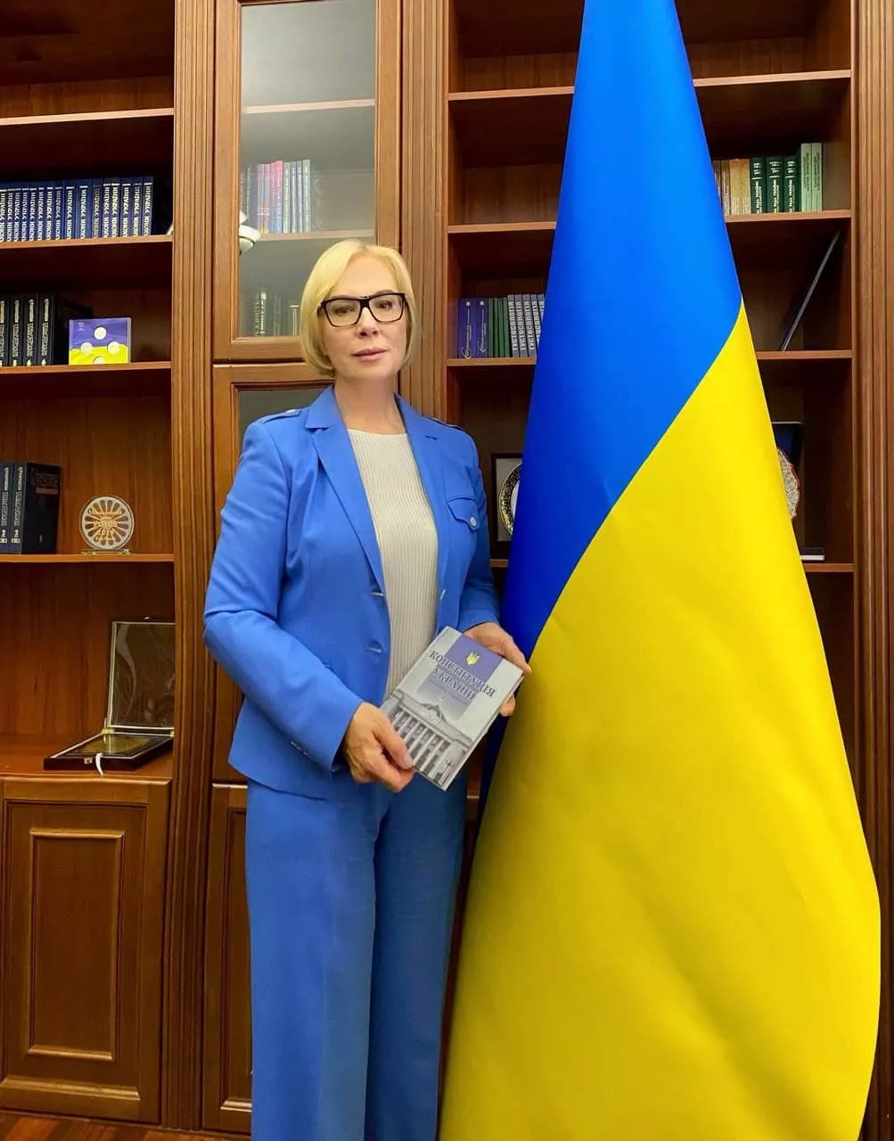 Людмила Денисова надеется, что скоро Основной закон снова будет действовать по всей Украине. Фото: t.me/denisovaombudsman