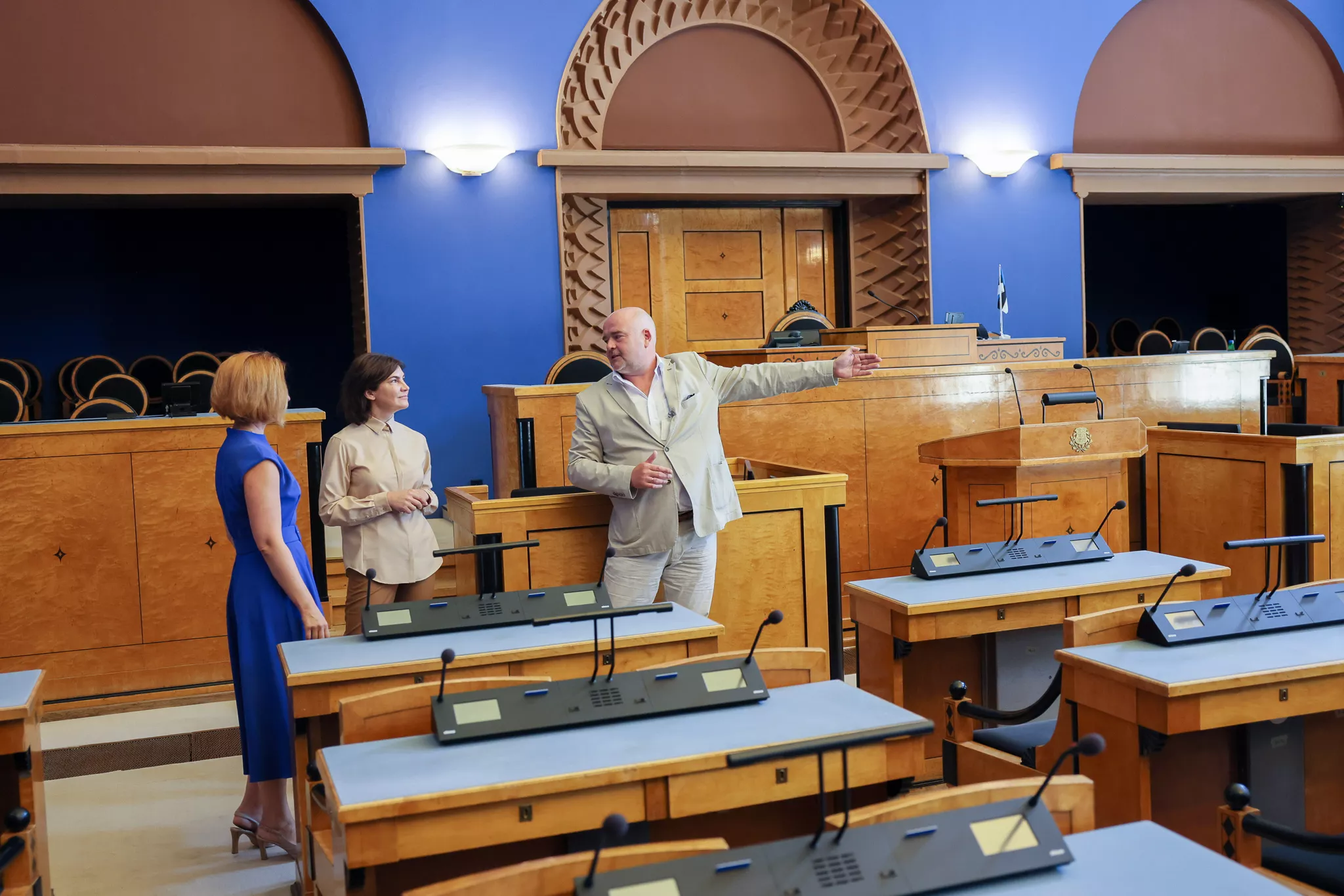 Генпрокурор побывала в эстонском парламенте Рийгикогу