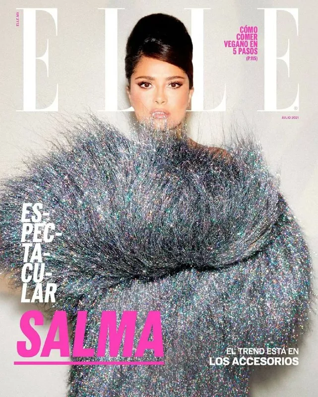 Сальма Гаєк на обкладинці журналу Elle Mexico