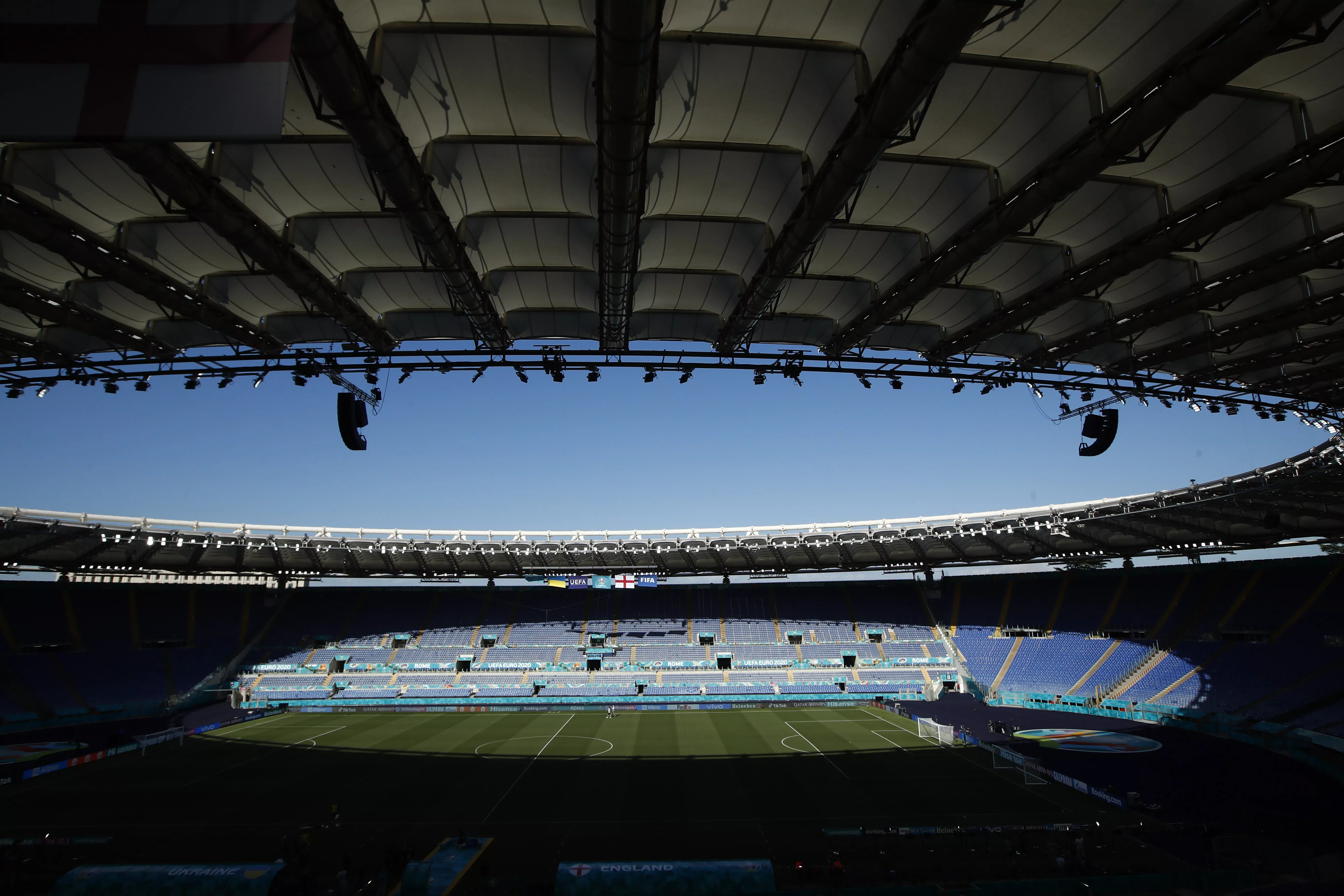 Олімпійський стадіон в Римі. Сьогодні тут відбудеться матч Україна – Англія