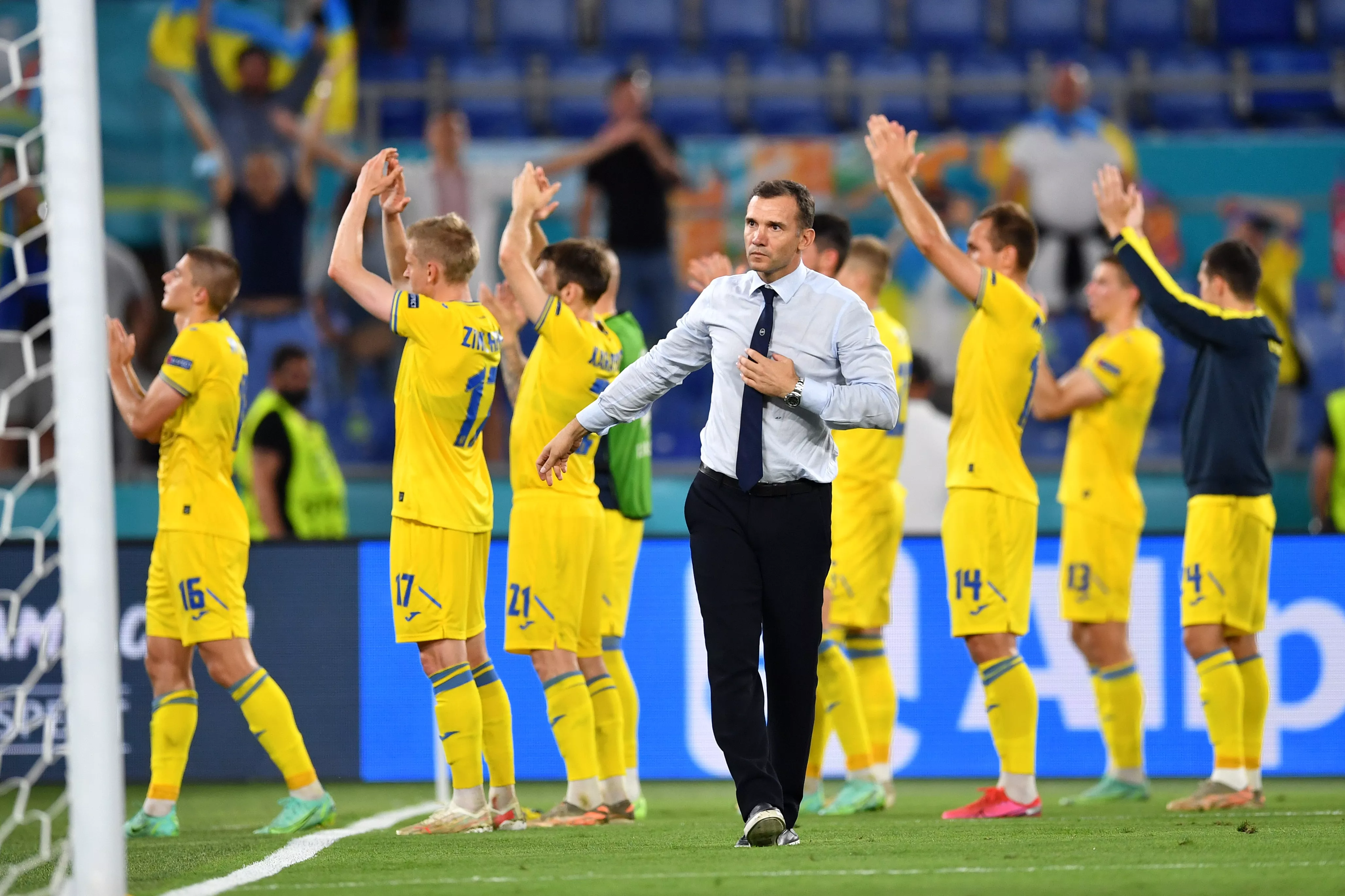 Шевченко довел сборную Украины до 1/4 финала Евро