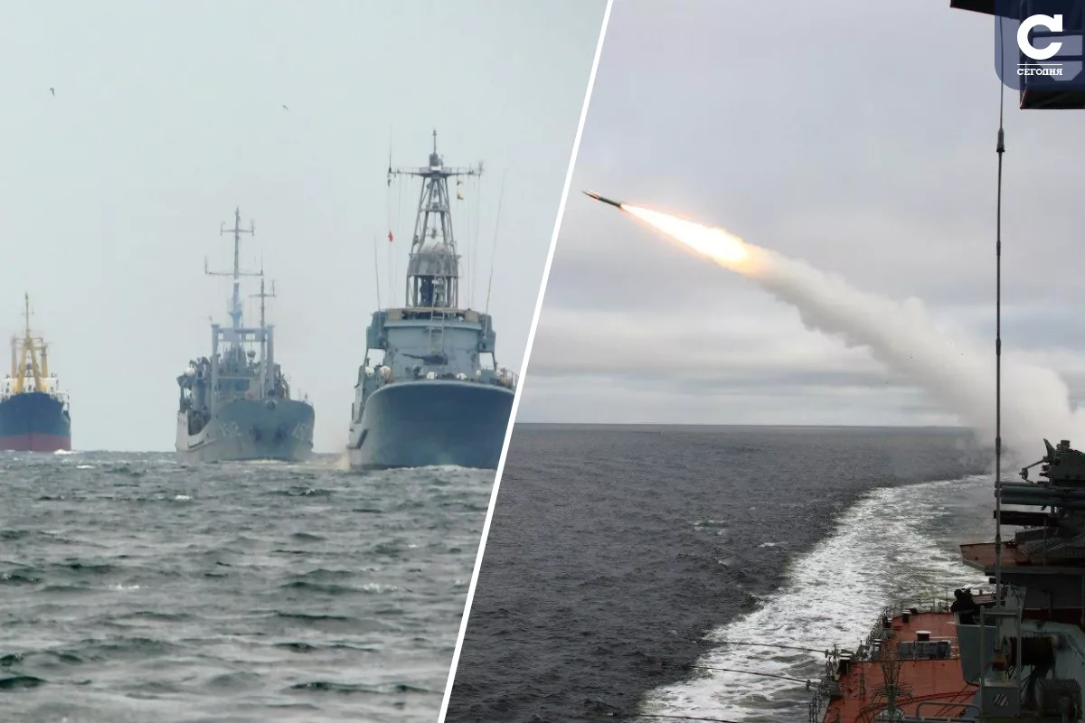 Россия вряд ли атакует корабли НАТО. Фото: коллаж "Сегодня"