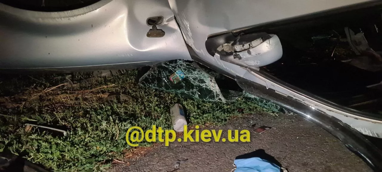 Місце аварії. Фото: dtp.kiev.ua/Facebook
