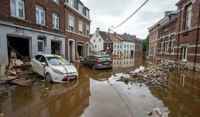 Последствия наводнения в Бельгии / twitter.com/IneedTH