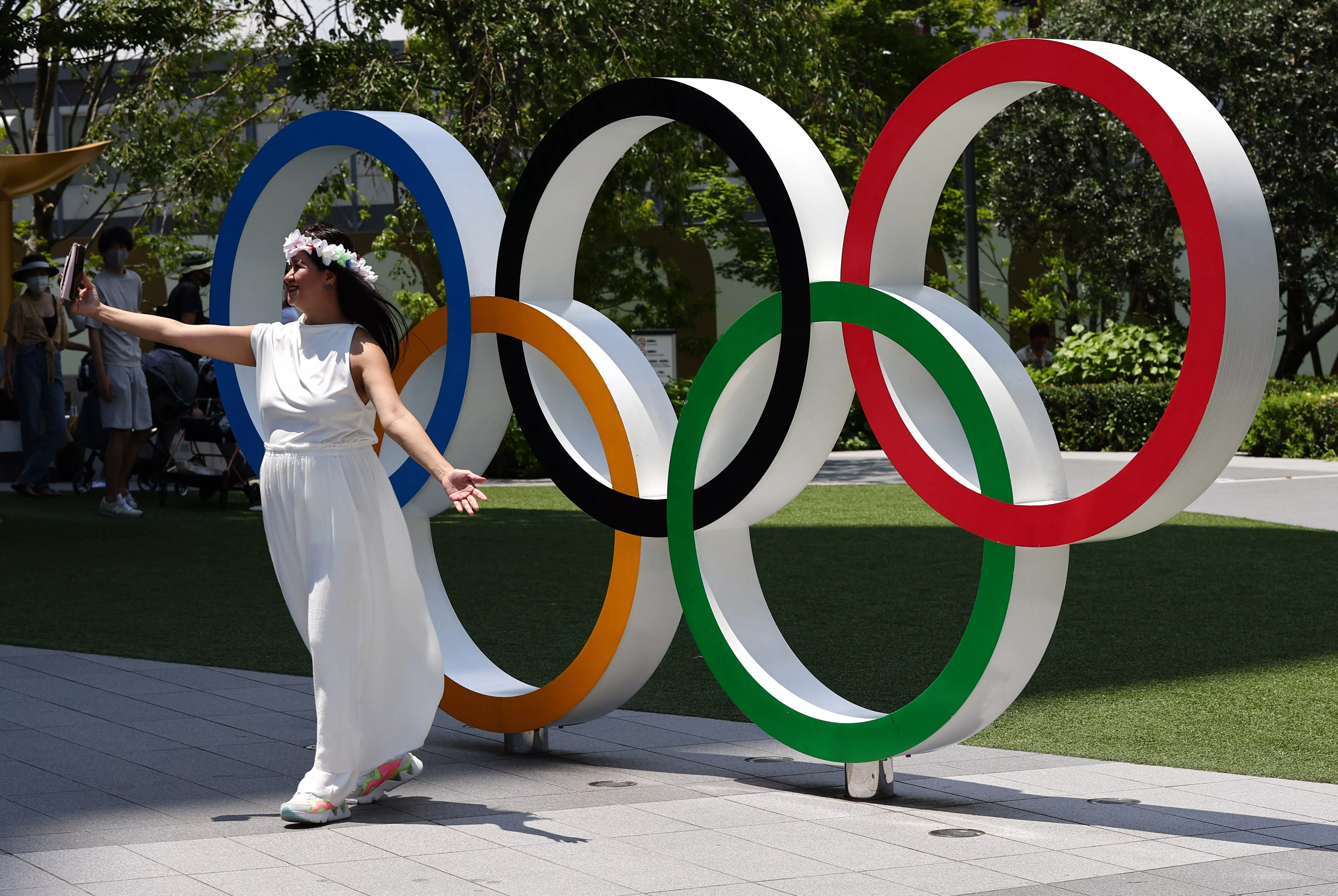 Олімпійські кільця в Токіо