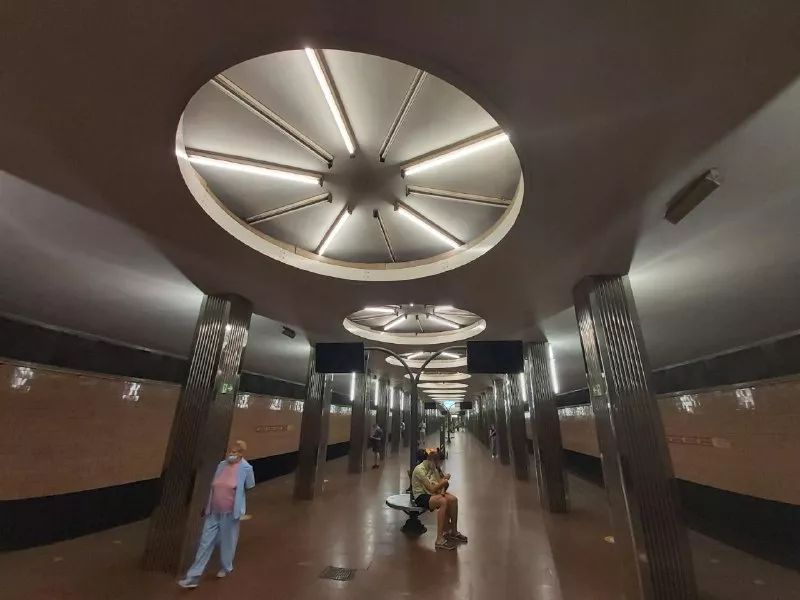 Станція метро "Берестейська". Фото: "Сьогодні"