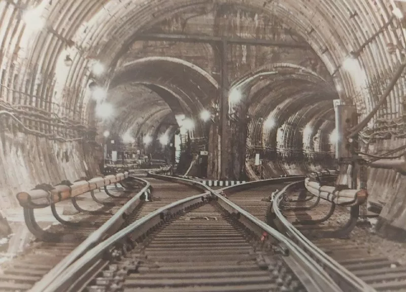 Тунелі на станції "Кловській". Фото: архів