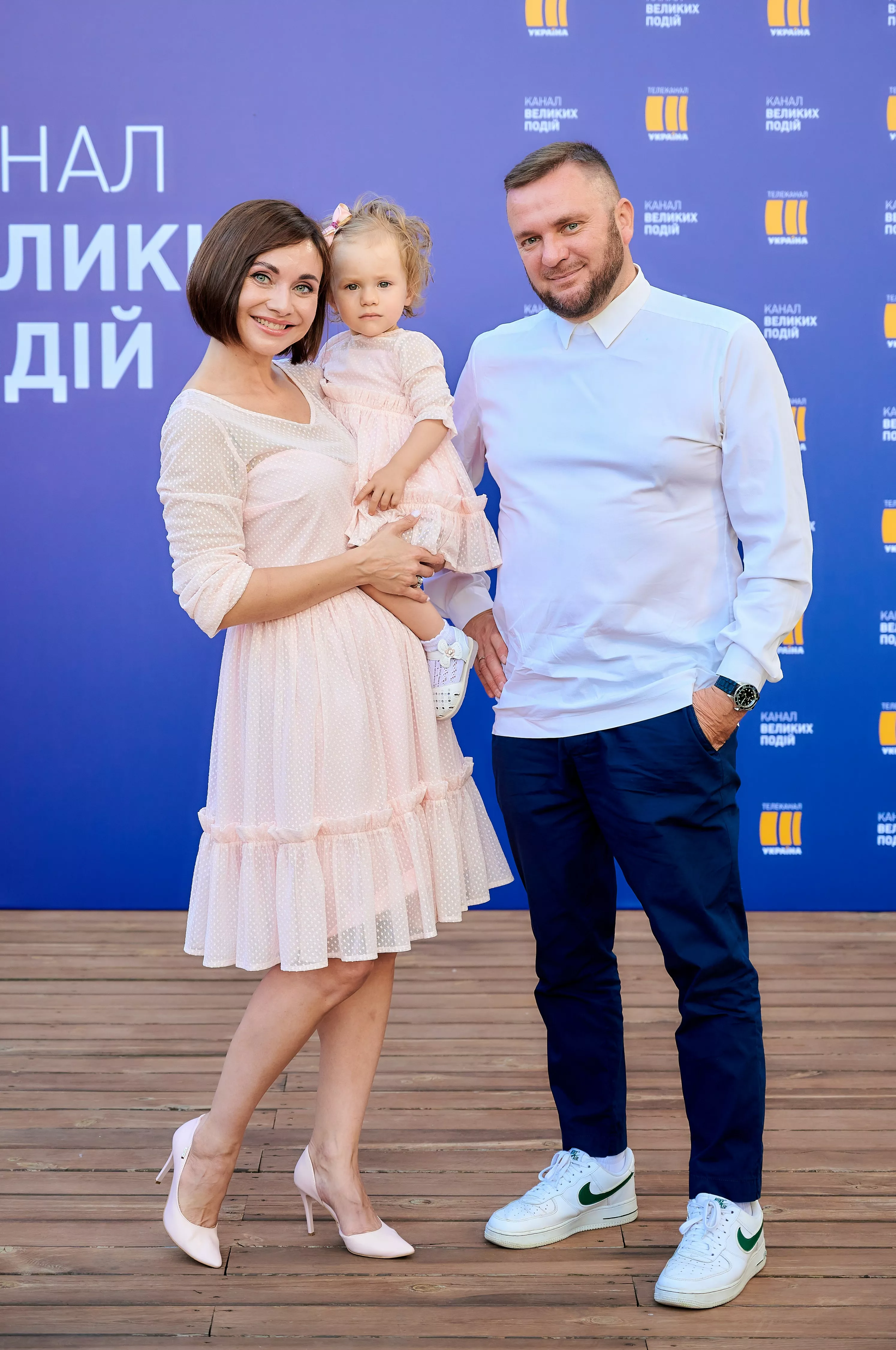 Анна Панова с семьей