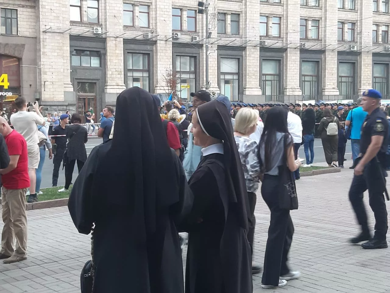 Репетиция парада заинтересовала многих киевлян и гостей столицы