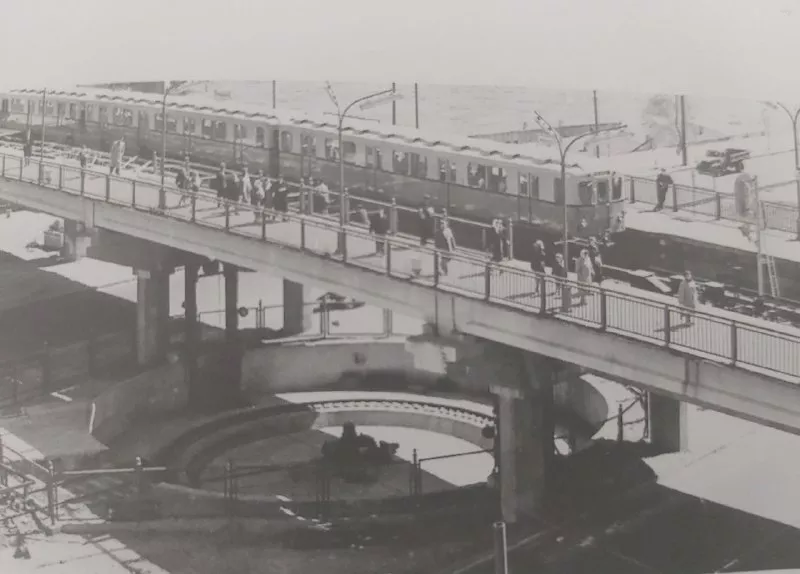 Станция "Днепр" в советское время. Фото: архив