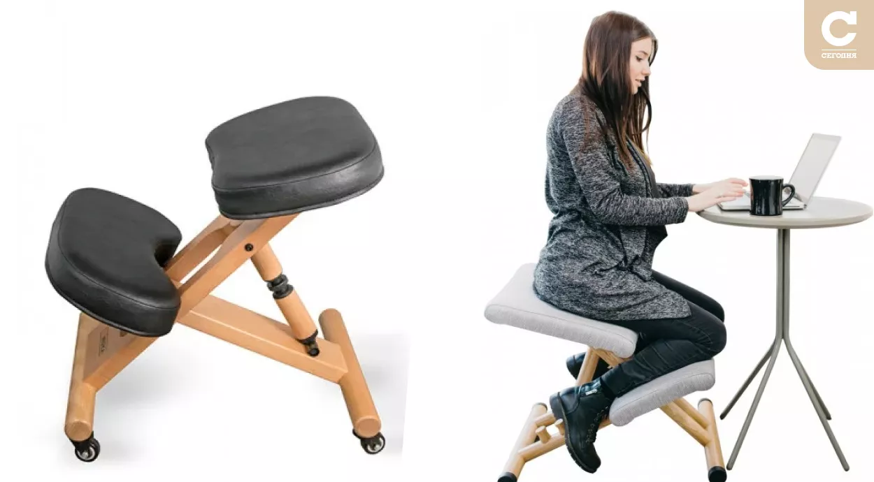 Колінний стілець допомагає розвантажити таз і поперек: коштує в середньому від 2500 грн до 9600 грн
