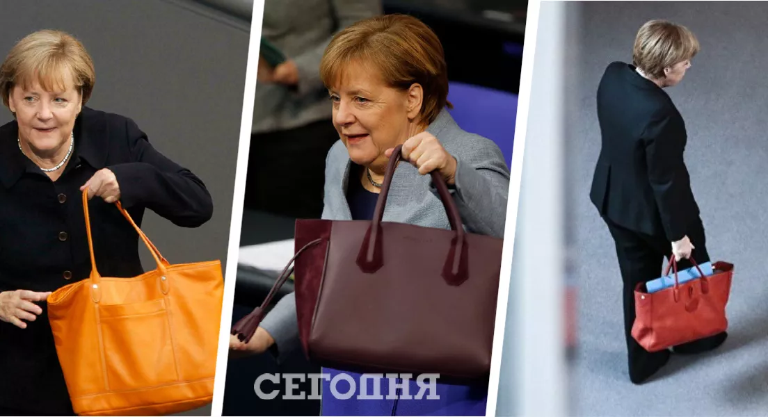 У фрау Меркель одна модель сумки на все случаи жизни / Коллаж "Сегодня"