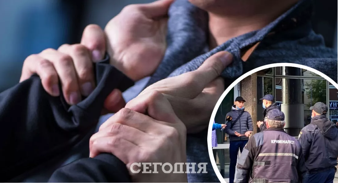 В Киеве напали на журналистов и отобрали технику. Фото: коллаж "Сегодня".