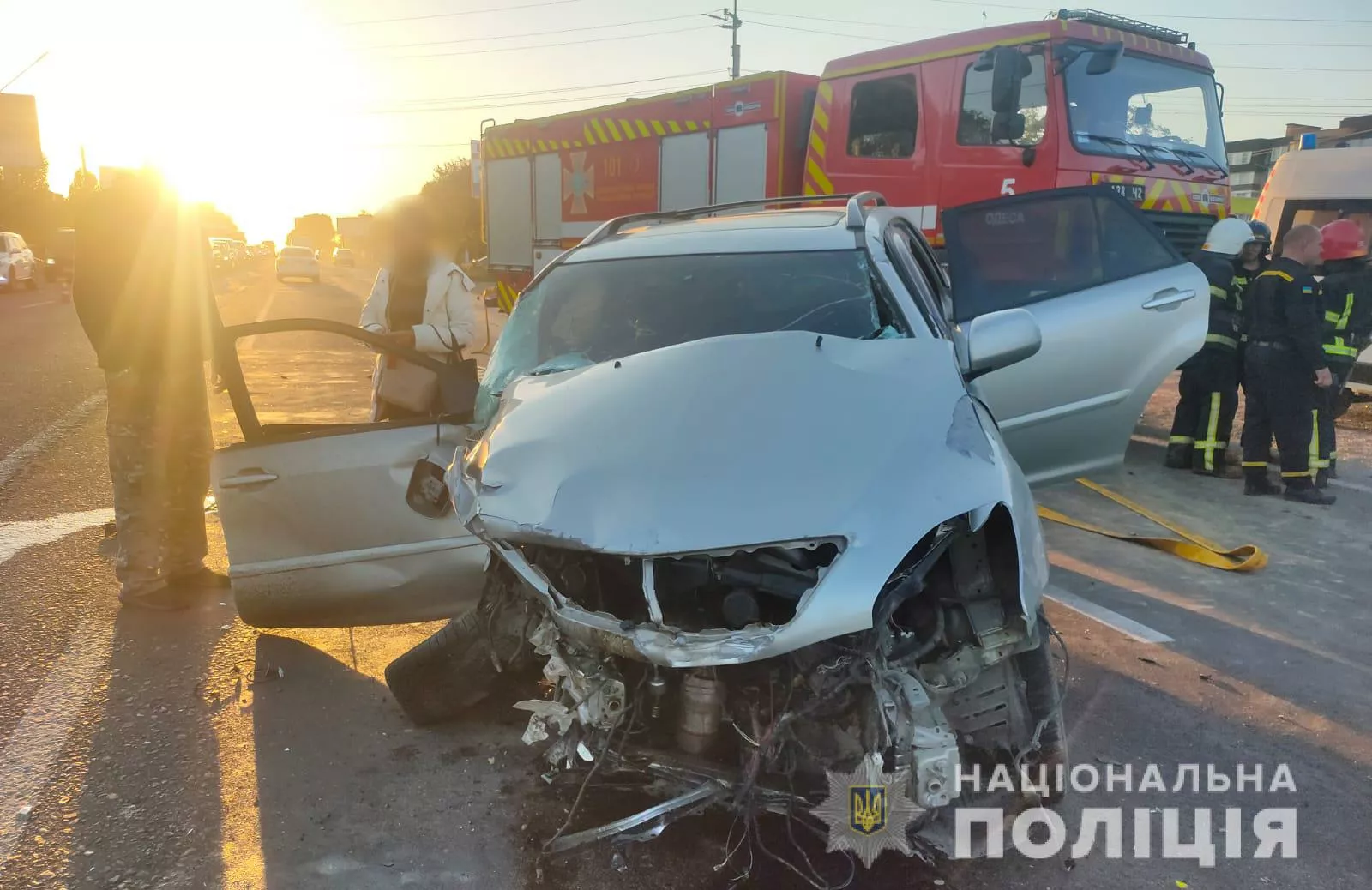 В ДТП пострадали пять человек/Фото: ГУНП в Одесской области