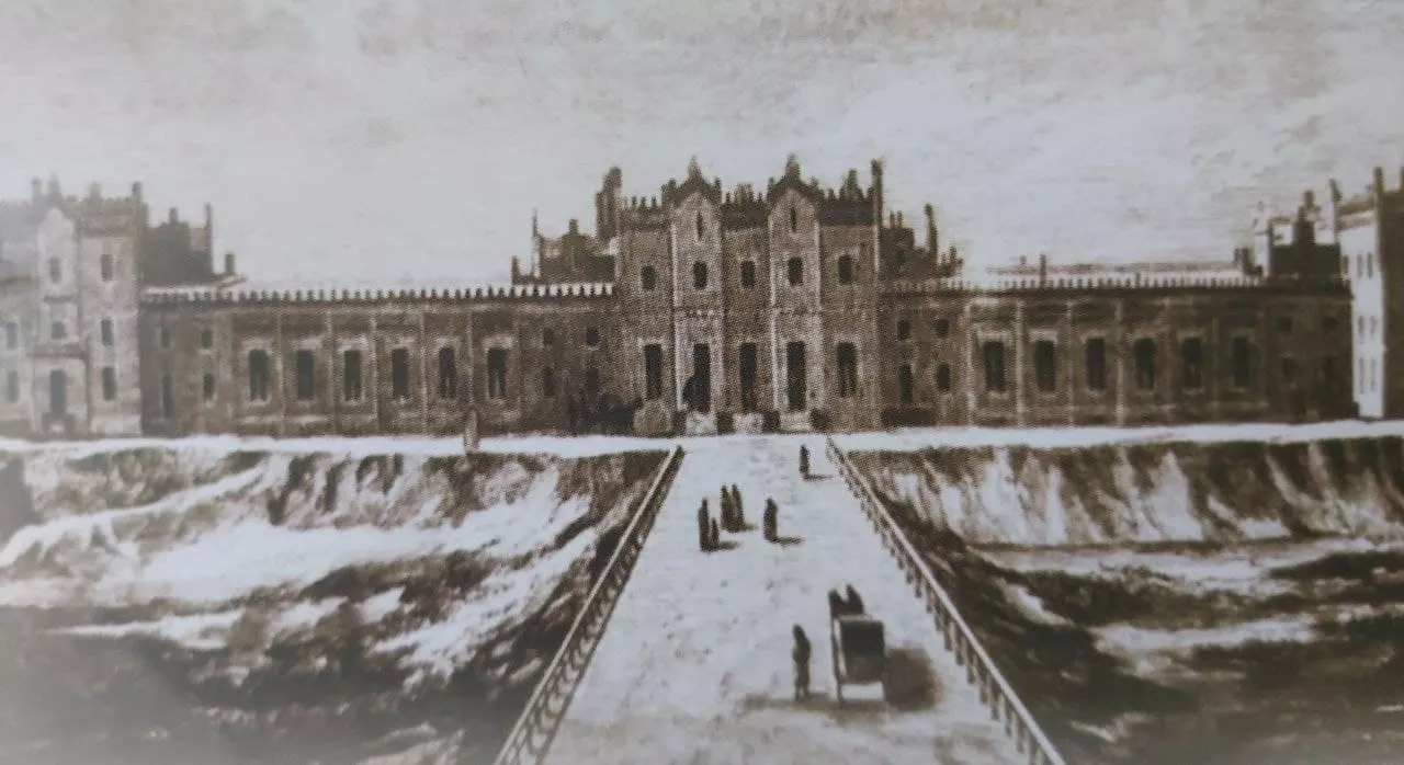 Так выглядел первый киевский железнодорожный вокзал/Фото: Музей истории Киева