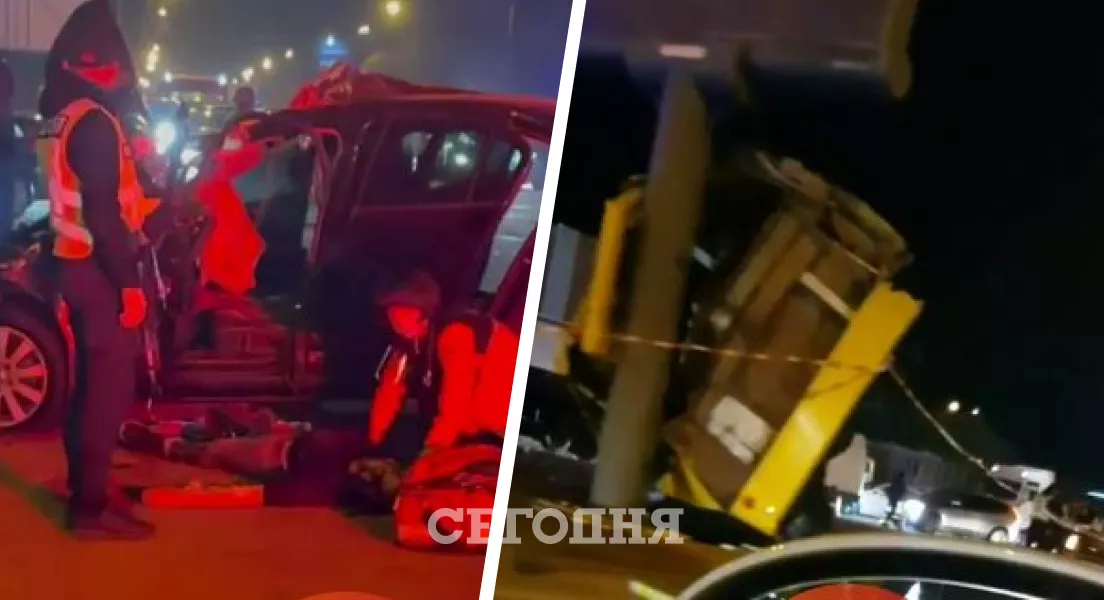 В Киеве автобус попал в ДТП