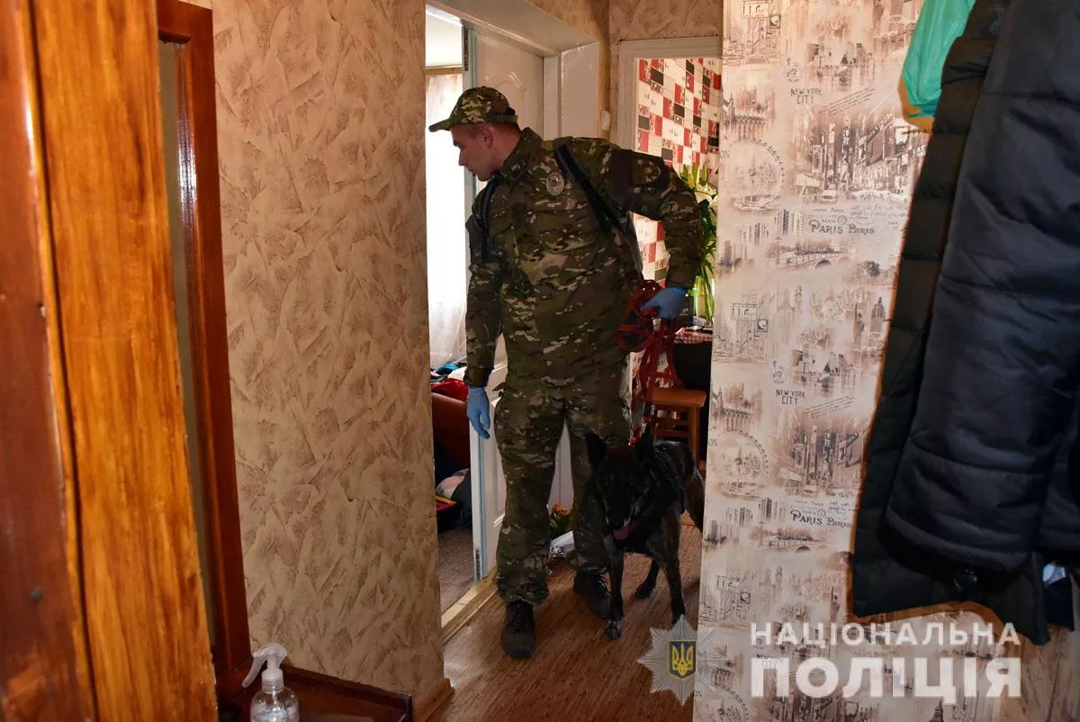 Место, где убили женщину. Фото: полиция Донецкой области