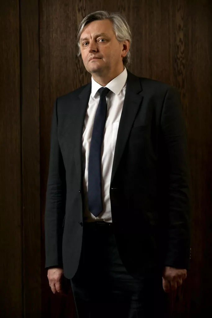 Режиссер Сергей Лозница позирует во время портретной фотосессии в рамках 65-го Лондонского кинофестиваля BFI